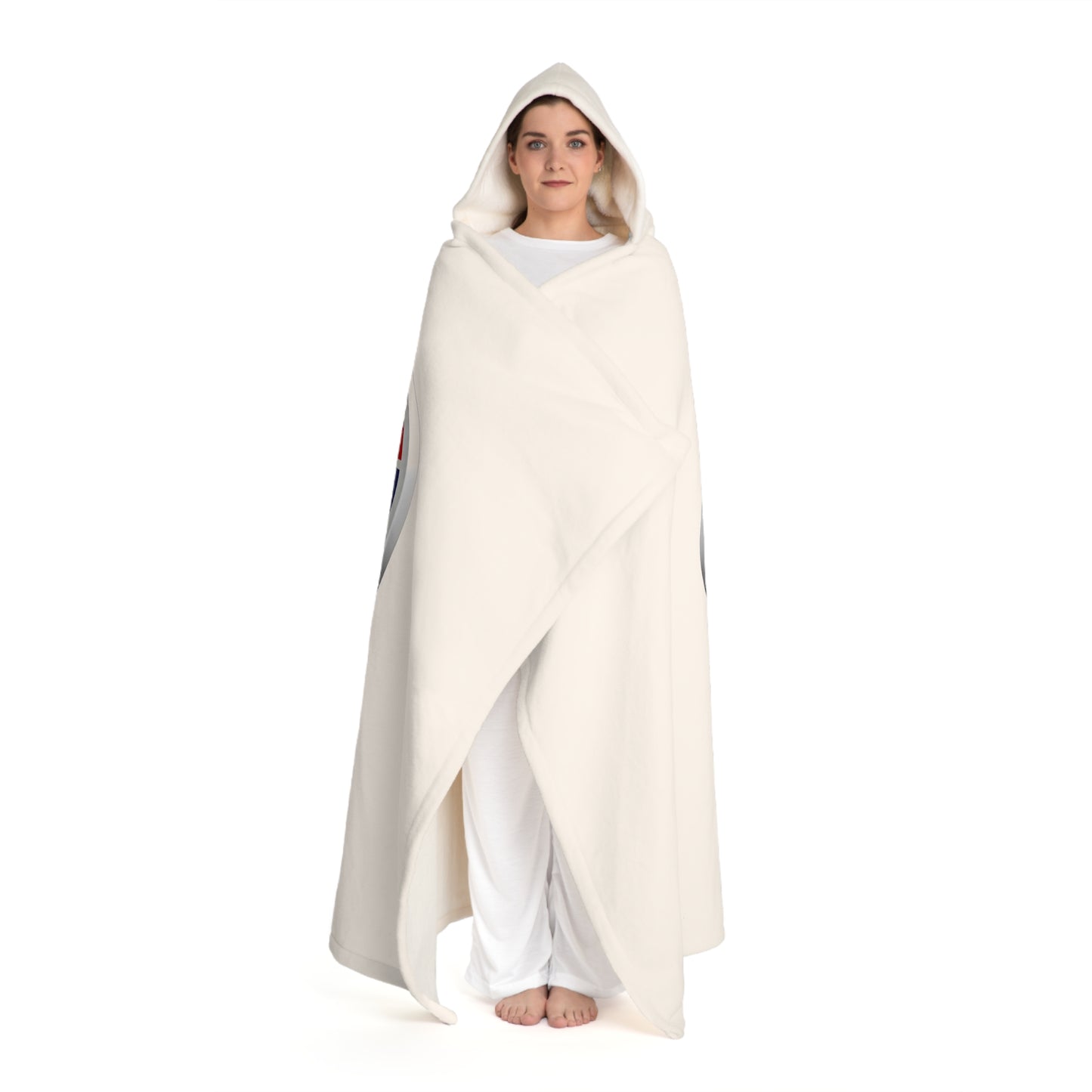 Hooded Lane Hog Trucker Gear Blanket Cape – Cozy Fleece Wrap with Hood for Lounging & Travel