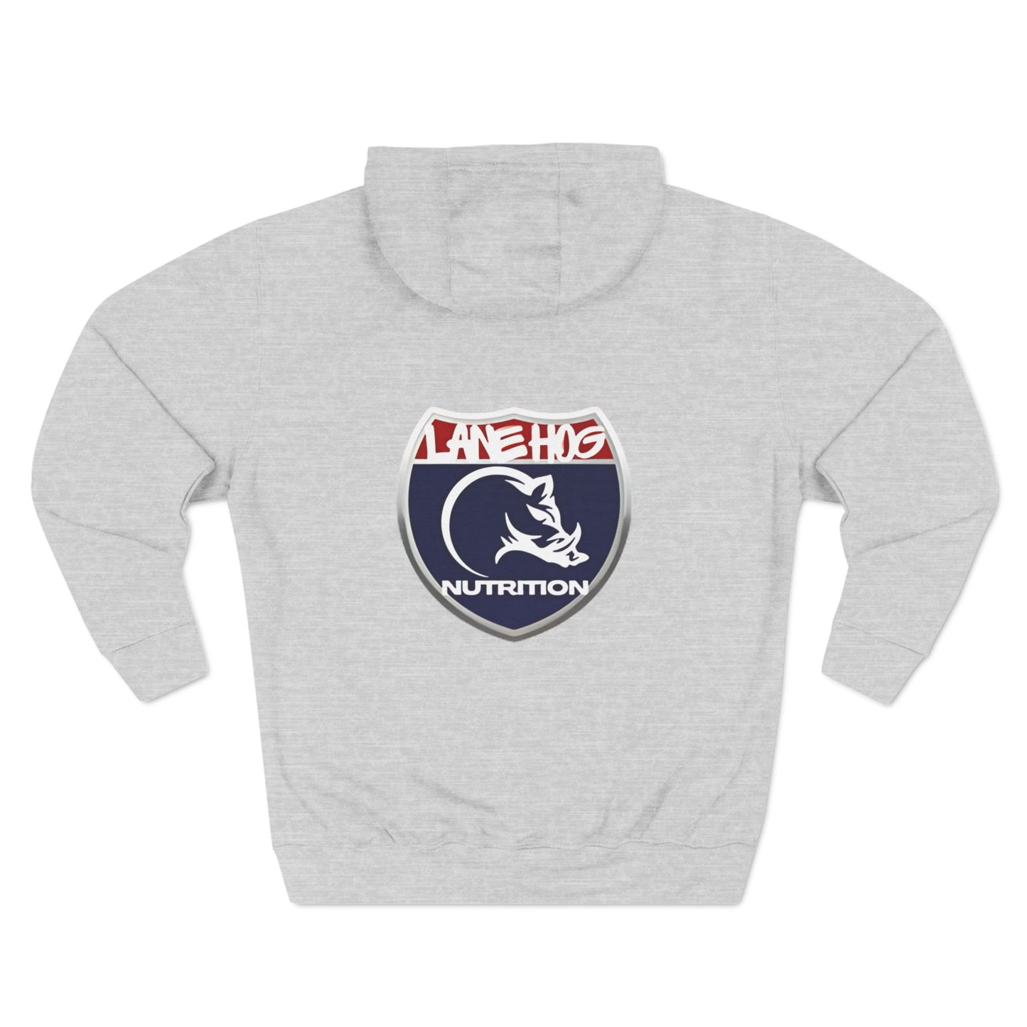 Three-Panel Fleece Hoodie