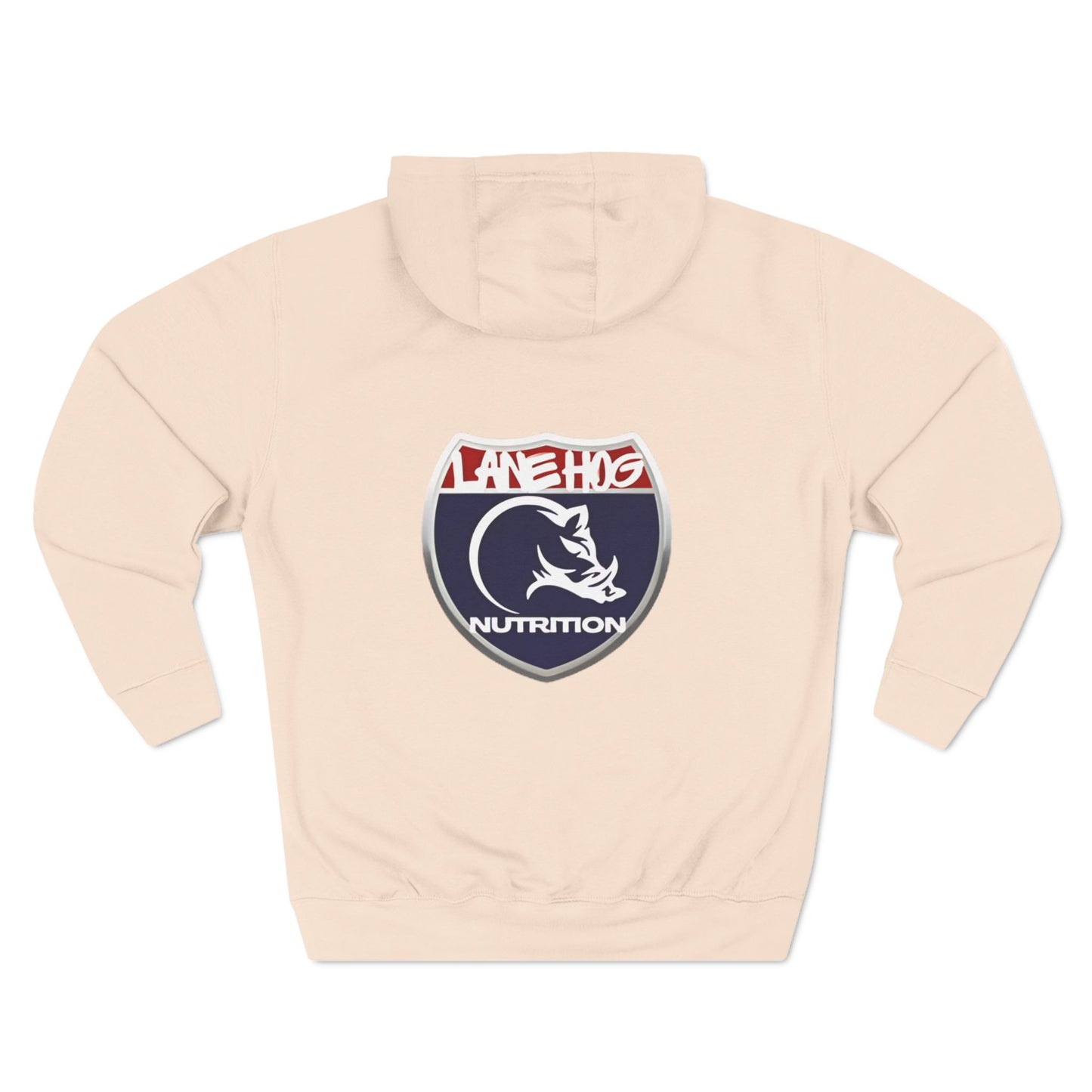 Three-Panel Fleece Hoodie
