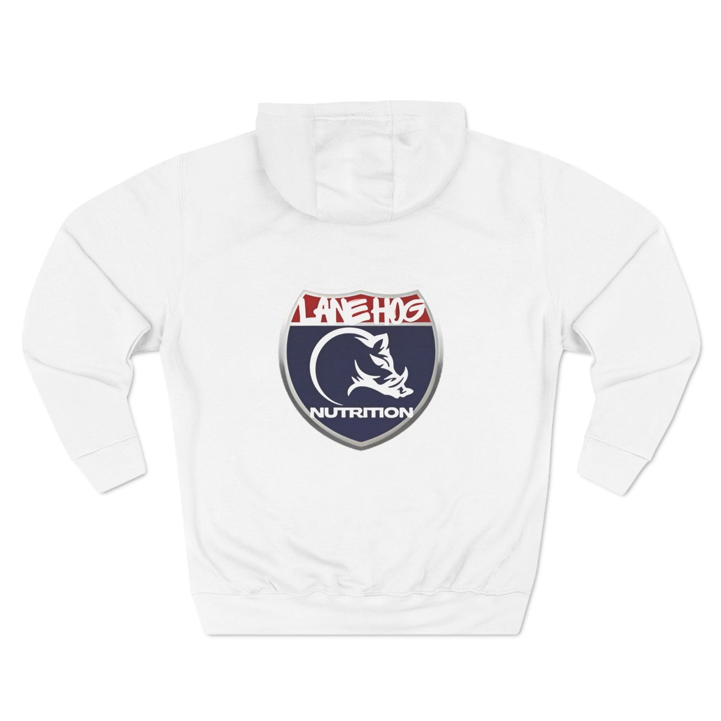 Three-Panel Fleece Hoodie