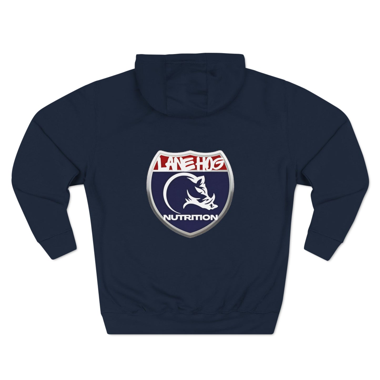 Three-Panel Fleece Hoodie