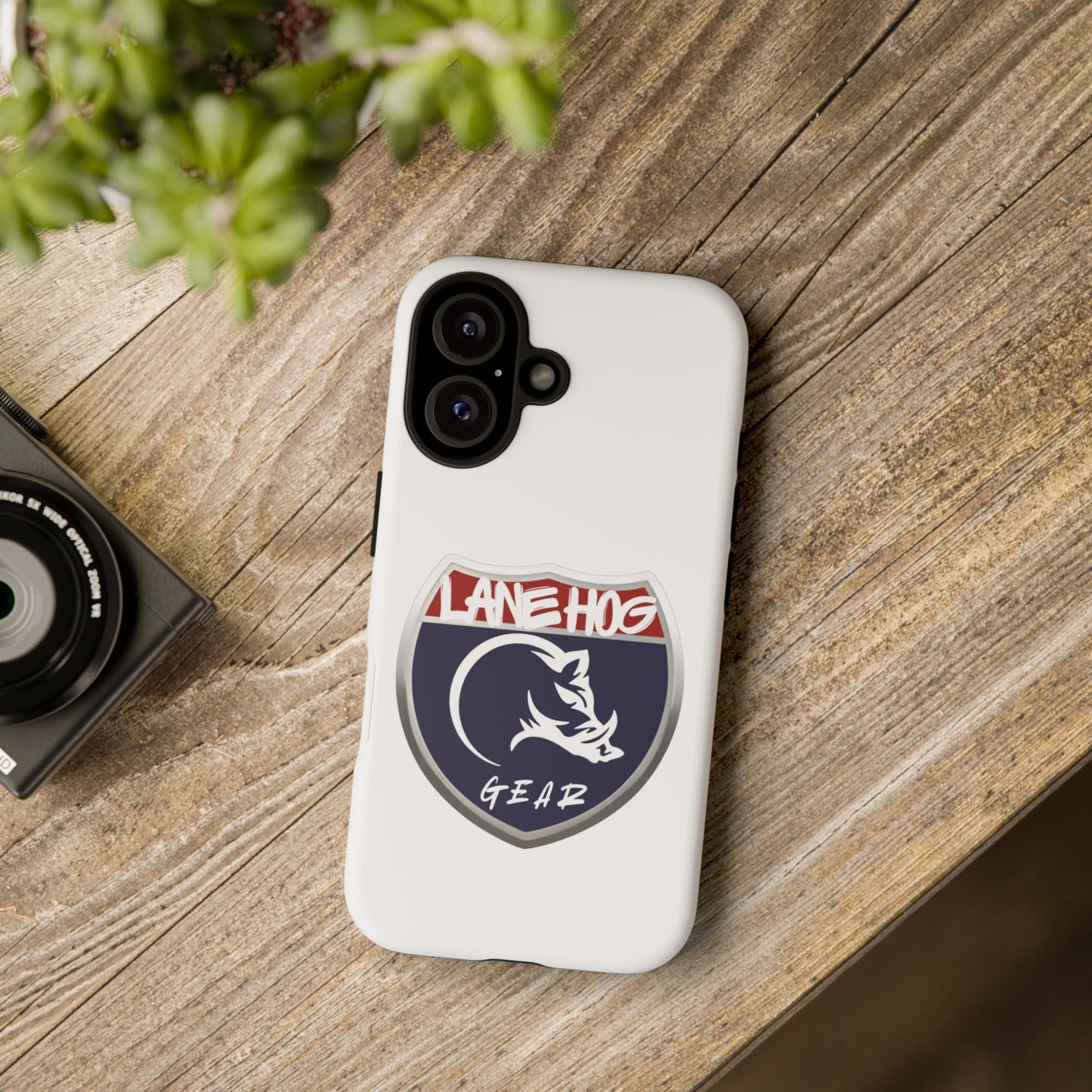 Lane Hog Gear Rhino Shield Phone Case — Rugged Protective Case with Logo