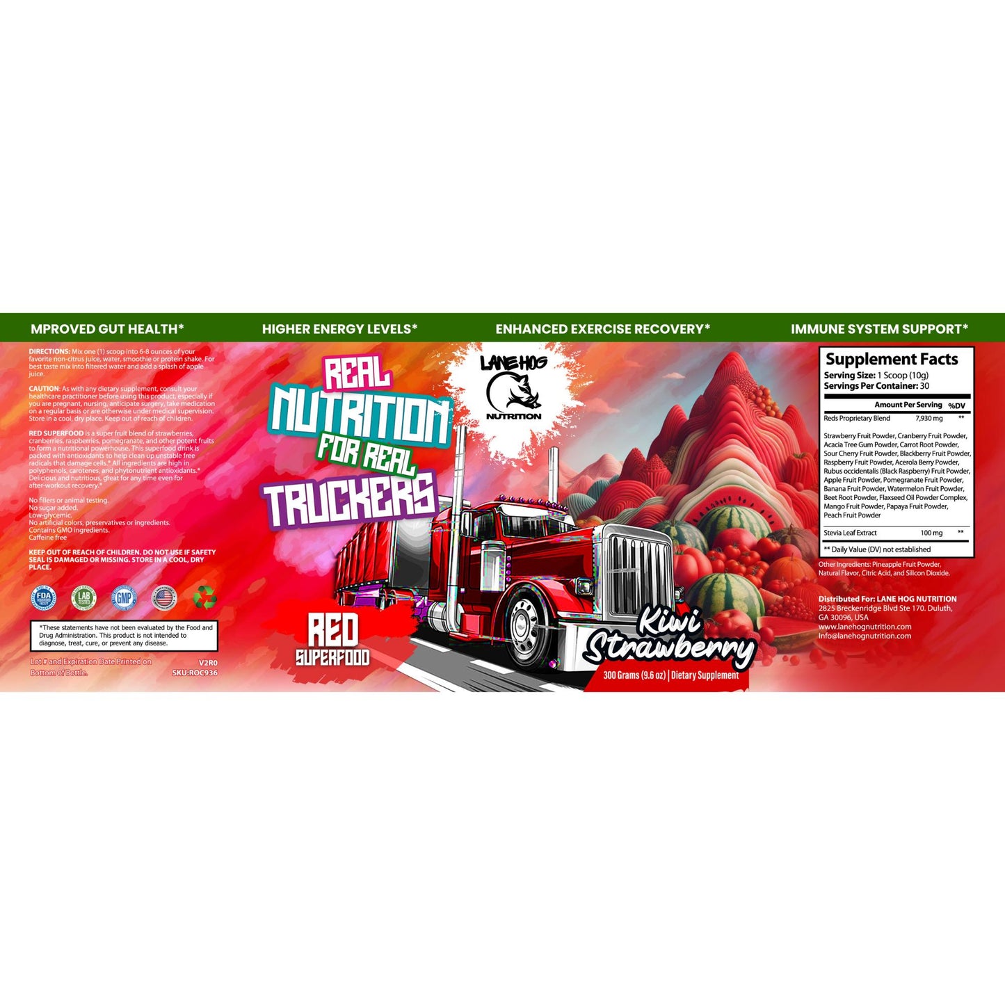 Red Superfood - Kiwi Strawberry