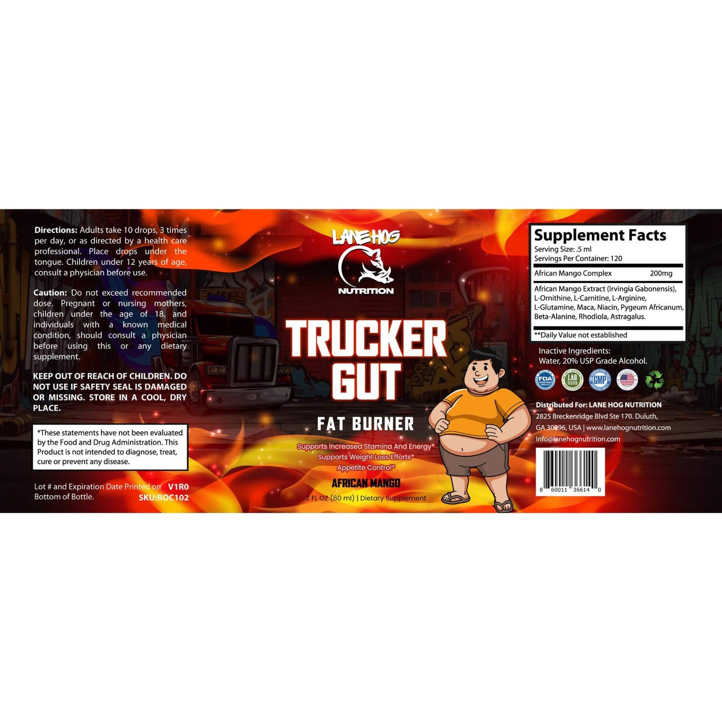 Trucker Gut Fat Burner African Mango