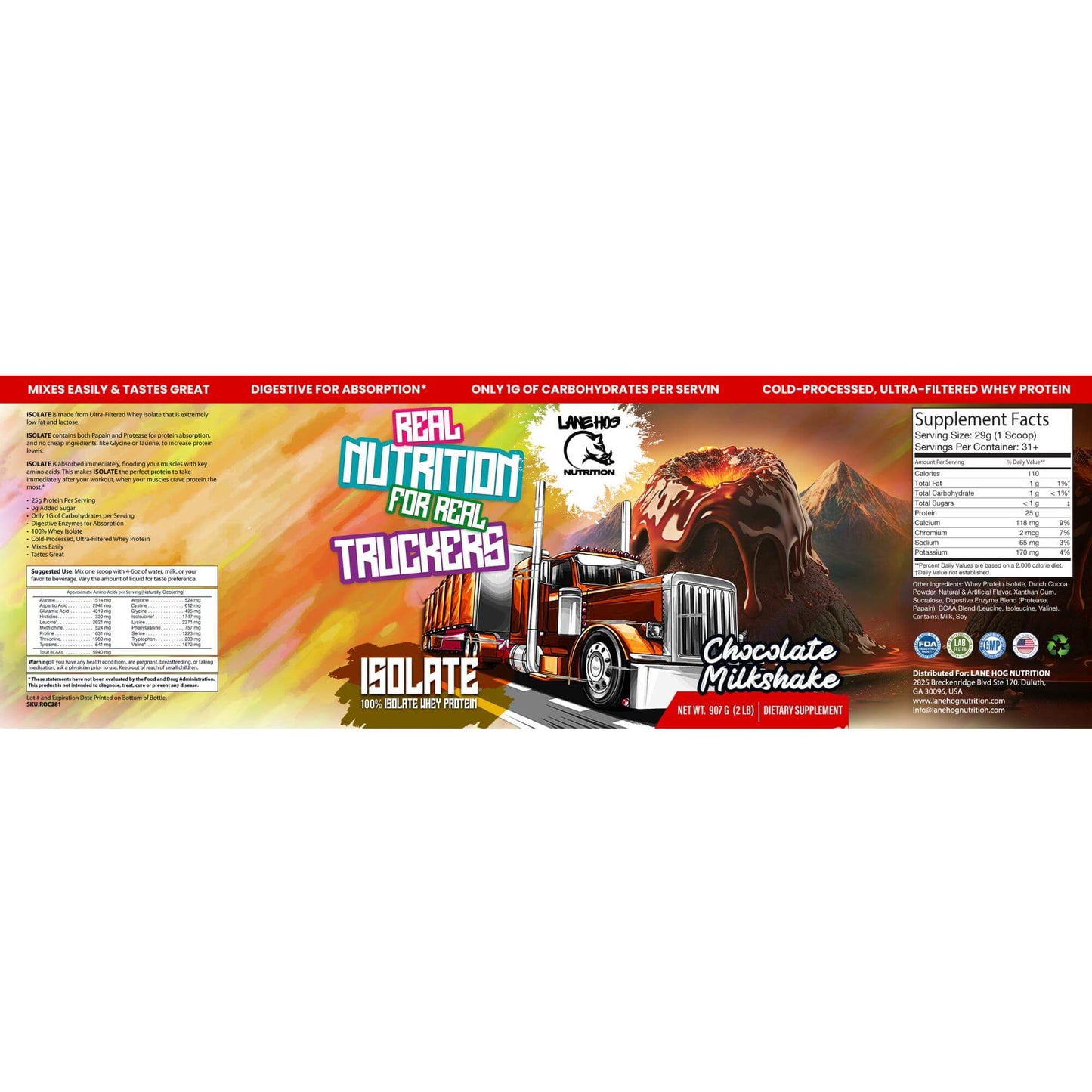 Whey Isolate - Chocolate Milkshake