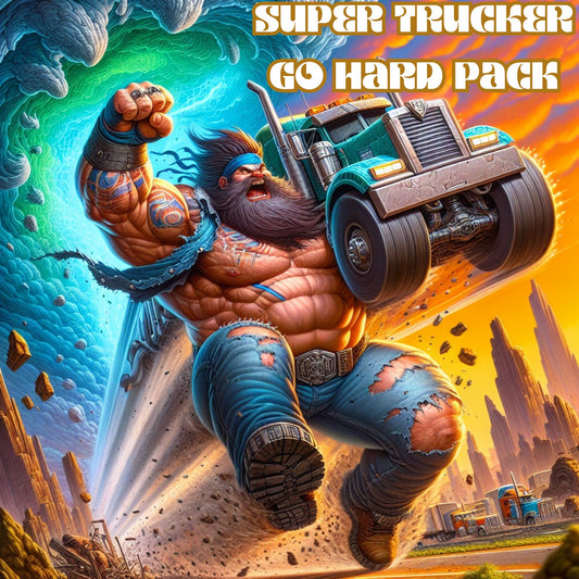 SUPER TRUCKER GO HARD PACK!! (15 ITEMS)