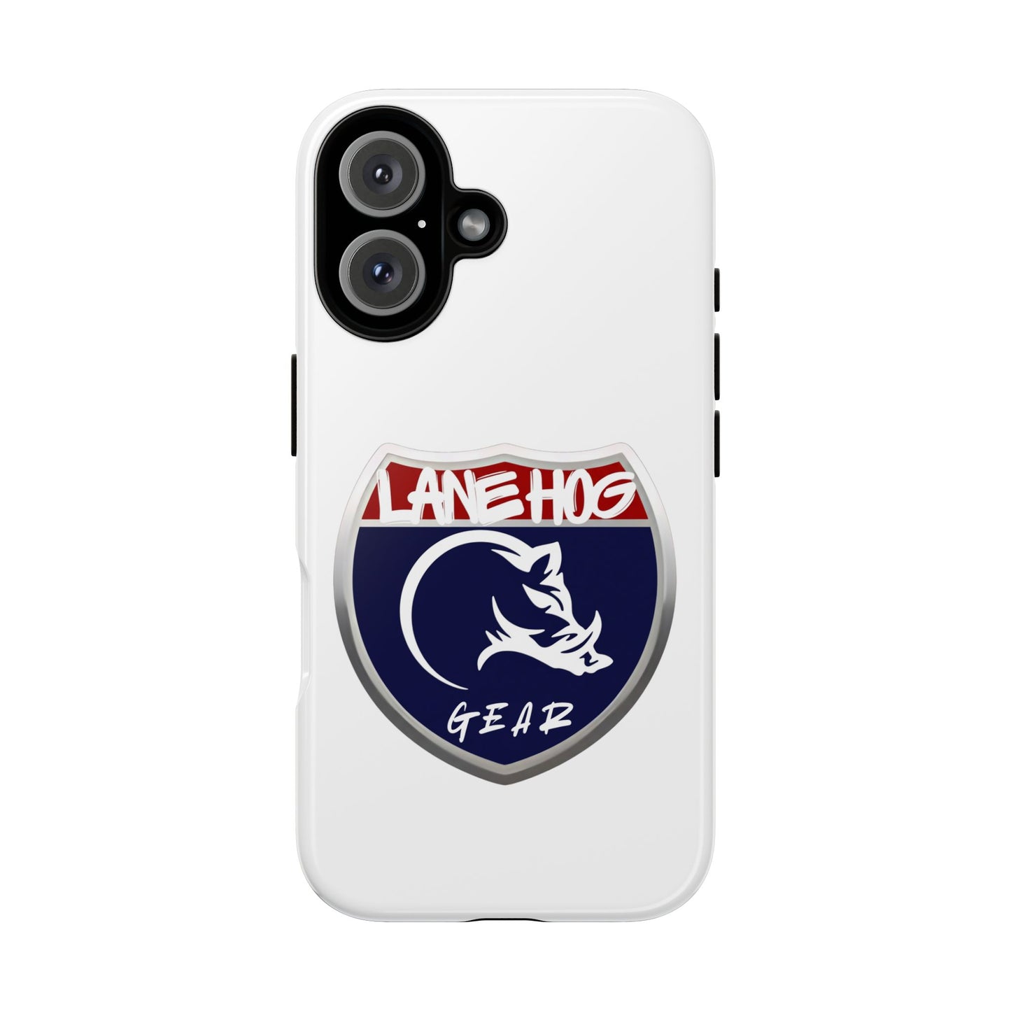 Lane Hog Gear Rhino Shield Phone Case — Rugged Protective Case with Logo