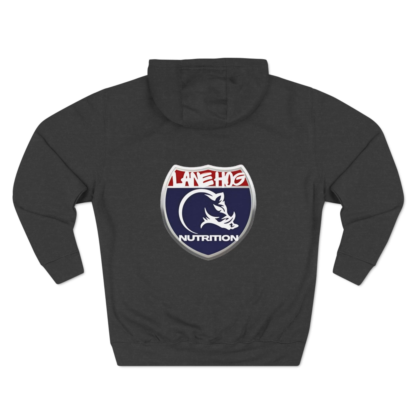 Three-Panel Fleece Hoodie
