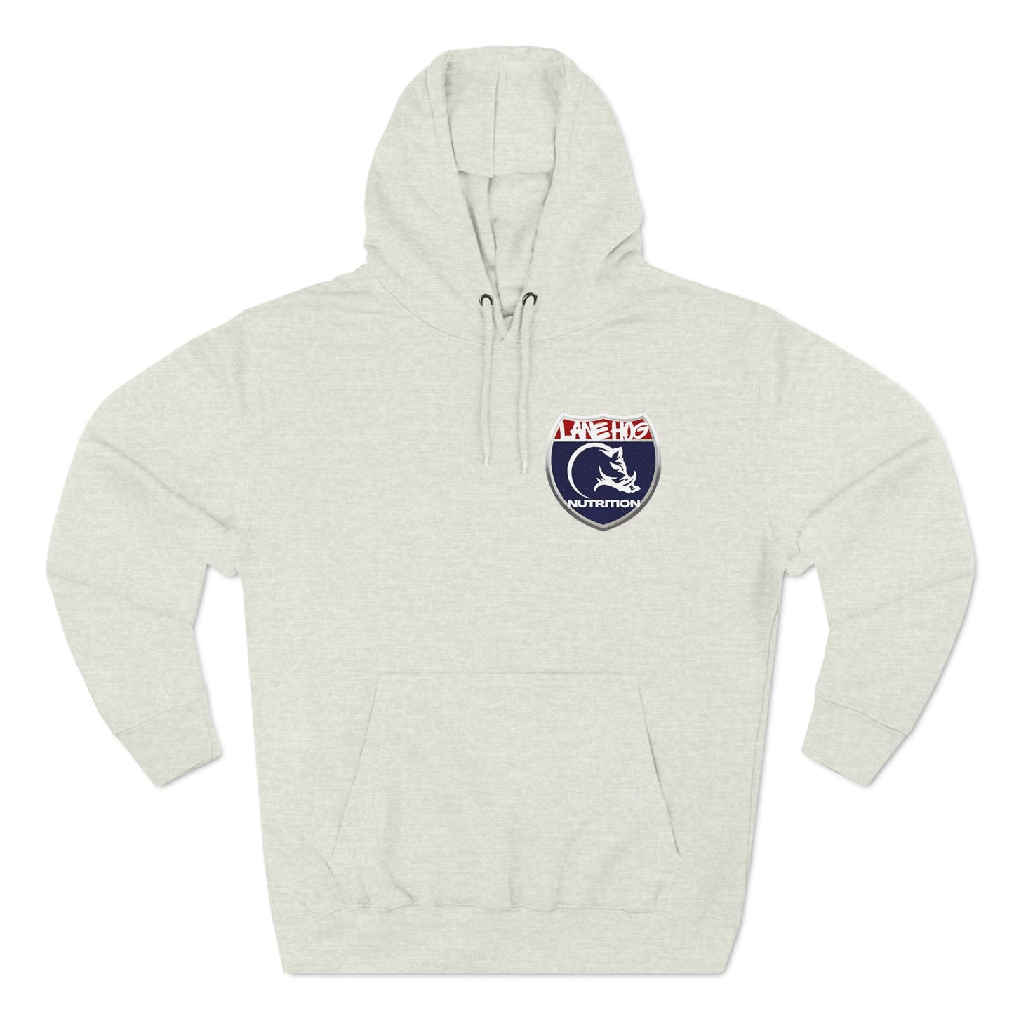 Three-Panel Fleece Hoodie