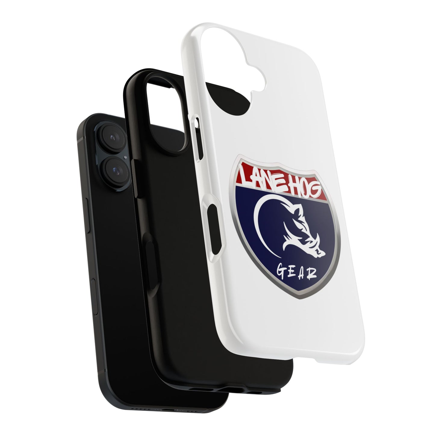 Lane Hog Gear Rhino Shield Phone Case — Rugged Protective Case with Logo