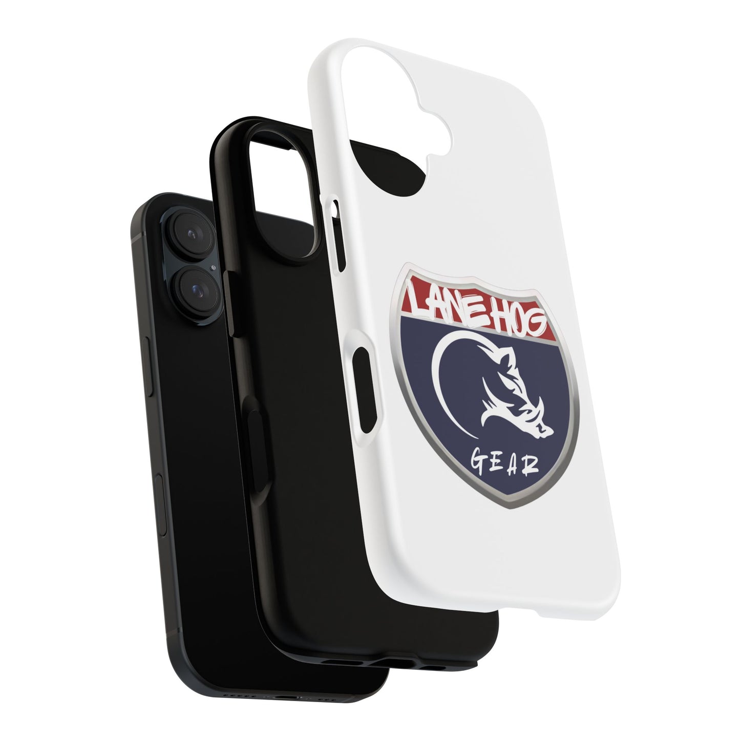 Lane Hog Gear Rhino Shield Phone Case — Rugged Protective Case with Logo