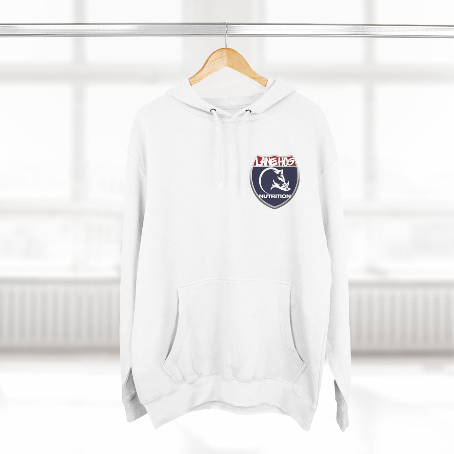 Three-Panel Fleece Hoodie
