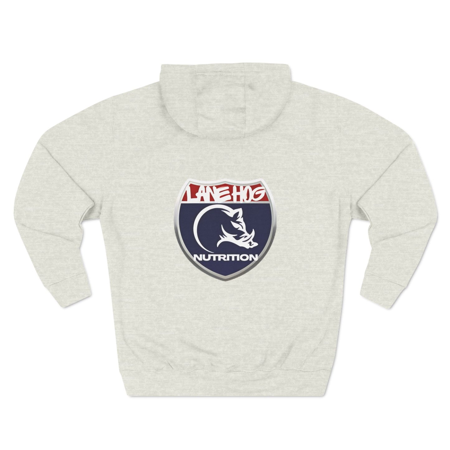 Three-Panel Fleece Hoodie
