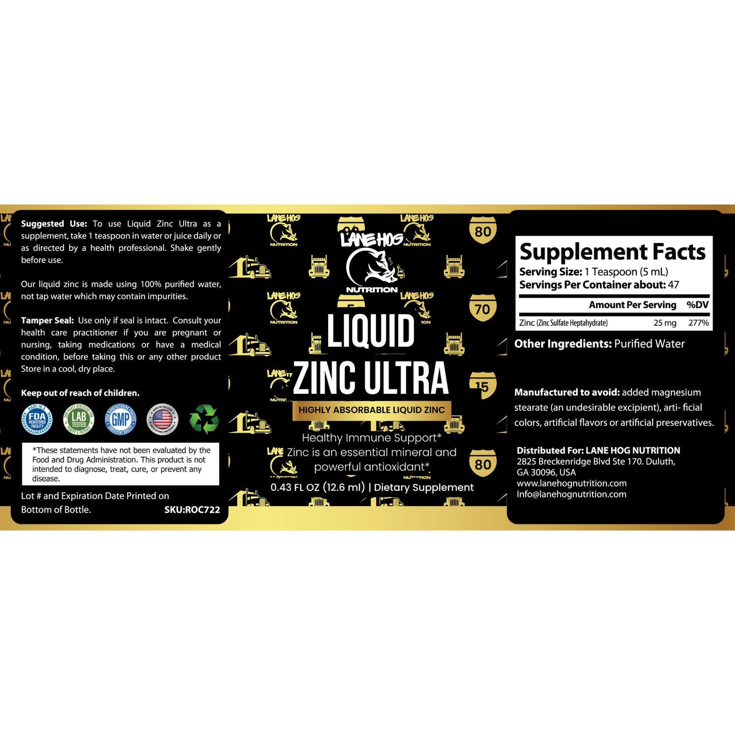 Liquid Zinc Ultra - Drops