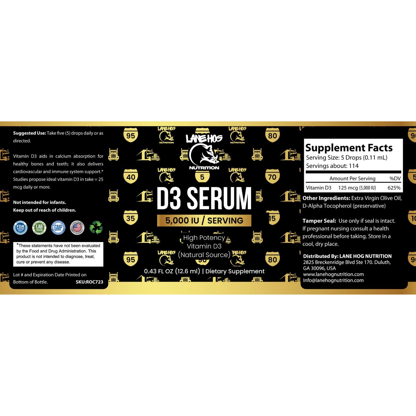 D3 Serum - Liquid Drops