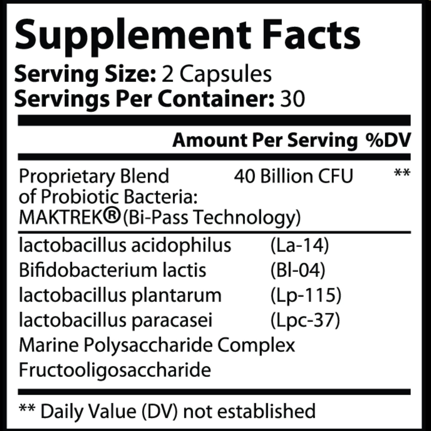 Probiotic - 40 Billion