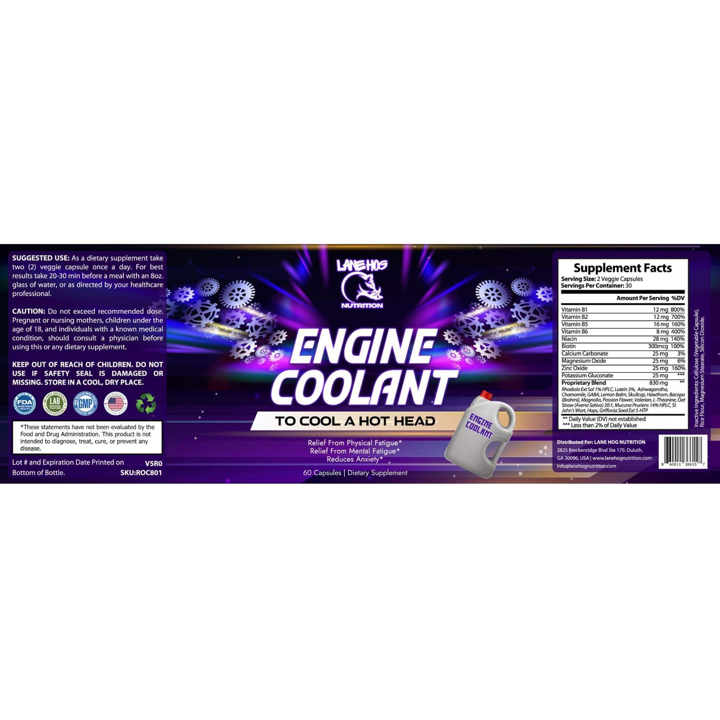 Engine Coolant Anxiety Formula