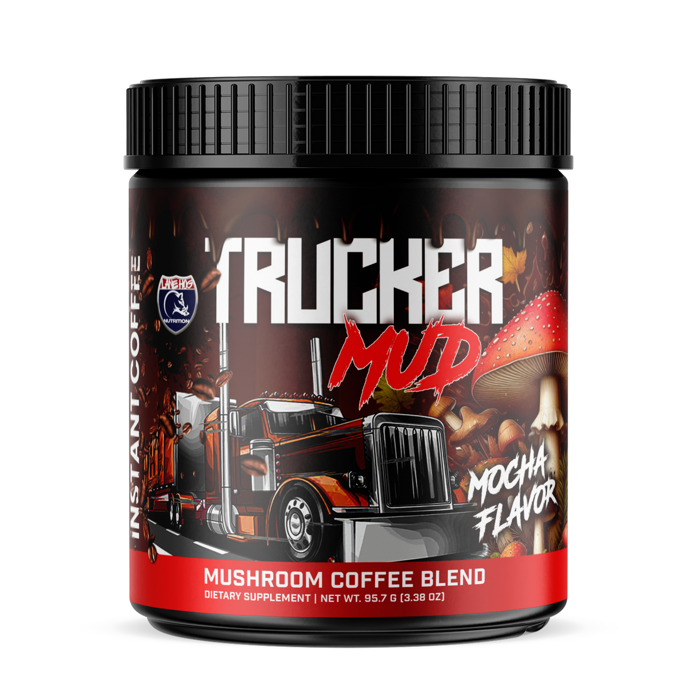 TRUCKER MUD - MUSHROOM COFFEE BLEND MOCHA